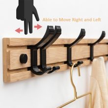 2Pcs Bedroom Furniture Coat Rack Clothes Hanger Hooks