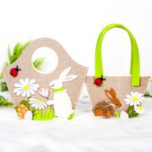 Gift Wrap Storage Handbags Rabbits Eggs Flowers