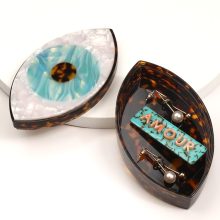 Handmade Evil Eye Acetate Jewelry Box Eye Shaped