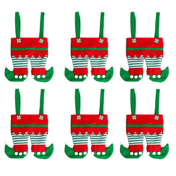 Treat Santa PantS Portable Gift Wrap Baskets