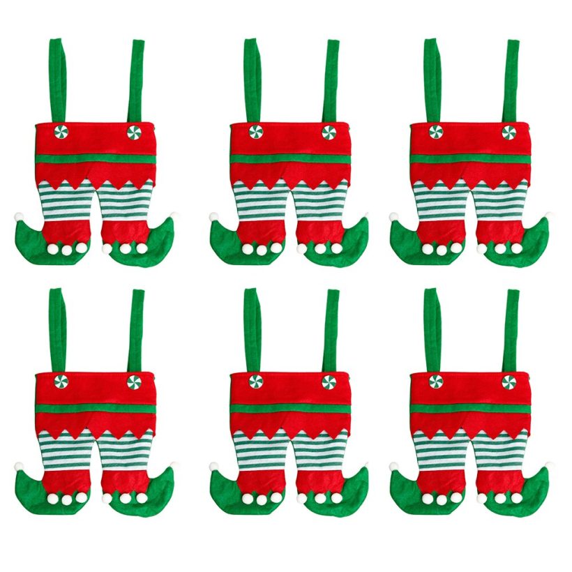 Treat Santa PantS Portable Gift Wrap Baskets