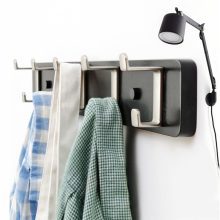 3/4/5 Hooks Creative Hook Wall Coat Rack