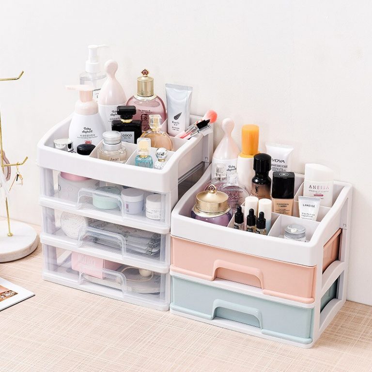 Organizer Drawers Plastic Cosmetic Storage Box Jewelry
