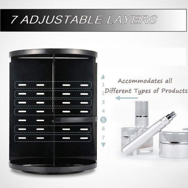 New 360 Degree Rotation Makeup Organizer Cosmetics