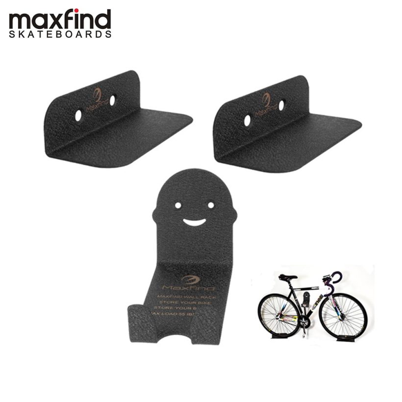 Maxfind Wall-Mounted Bicycle Hanger Rack – Sturdy Steel Bike Storage Solution for All Bike Types