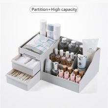 Plastic Makeup Organizer Multi-purpose Storage Box Jewelry