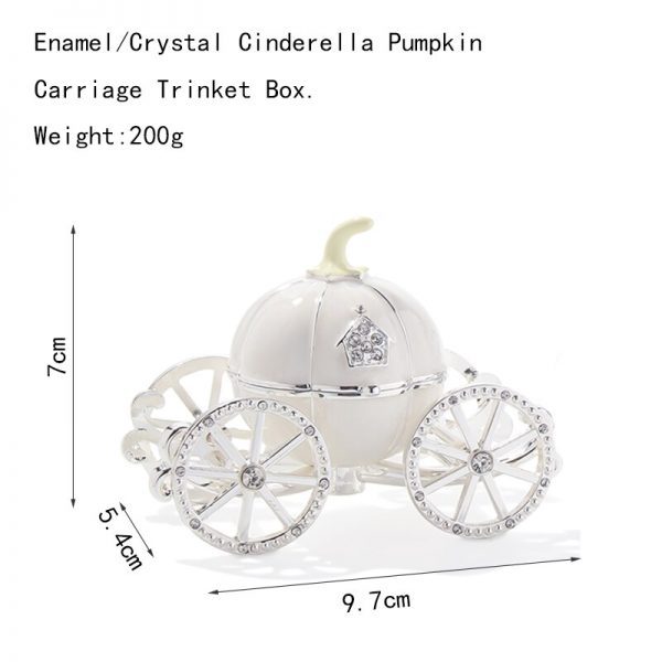 Cinderella Pumpkin Carriage box Jewelry
