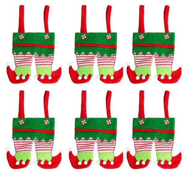 Santa PantS Christmas Candy Bag Gift Wrap Kids