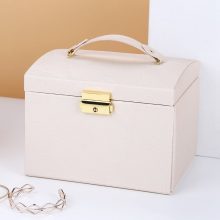 Jewelry Box Large Capacity Leather Storage Jewelry Box