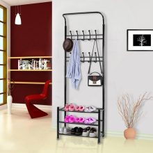 Hanger Tree Shaped Metal Steel Tube Coat Hanger Shoe