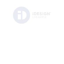 iDesign Finn Canister Jar with Lid for Cosmetics and Makeup Storage