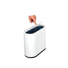 KLGO 10 Liter Slim Plastic Trash Can with Lid