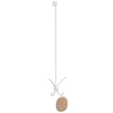 mDesign Modern Metal Long Easy Reach Over-The-Door