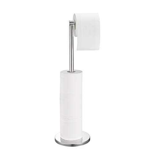 Naturous Freestanding Toilet Paper Holder Stand with Storage