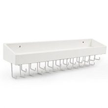 Hanging Jewelry Organizer with 23 Hooks and Shelf - Wall-Mounted Elegance for Your Precious Accessories