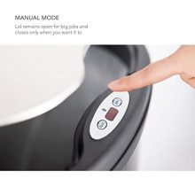 Touchless Motion Sensor Oval Trash Can - 13 Gallon Stainless Steel Bin for a Clean and Hygienic Home! 🗑️✨