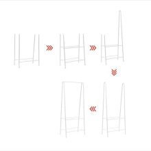 JEROAL Clothing Garment Rack, Coat Organizer Storage Shelving Unit