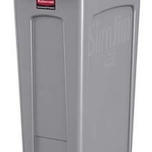 Garbage Can With Venting Channels