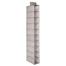 mDesign Soft Fabric Closet Organizer - Holds Shoes
