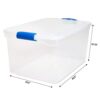 Homz Plastic Storage, Modular Stackable Storage Bins