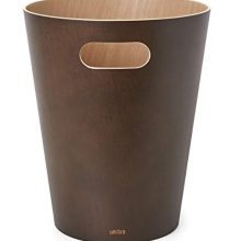 Umbra Woodrow 2 Gallon Modern Wooden Trash Can