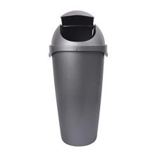 Umbra , Nickel Swinger 12-Gallon Swing-Top Waste Can
