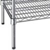 Organize and Optimize with our 24x24 Chrome Wire 5 Shelf Kit - The Ultimate Storage Solution
