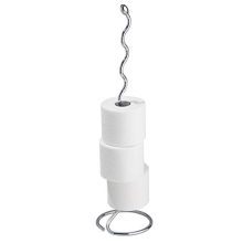 iDesign Orbinni Metal Toilet Tissue Roll Reserve for Bathroom