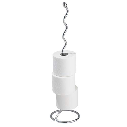 iDesign Orbinni Metal Toilet Tissue Roll Reserve for Bathroom