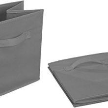 AmazonBasics Collapsible Fabric Storage Cubes Organizer