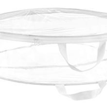 Whitmor Clear Everyday Bag Stores Two 30-Inch Wreaths