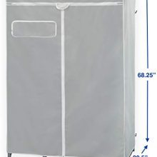 Simple Houseware Freestanding Garment Organizer Closet with Cover