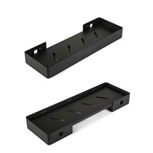 Z metnal Shower Caddy Basket Wall Shelf with Towel Bar Hanger Hook