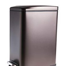 YCTEC Rectangular Bathroom Trash Can with Lid Soft Close