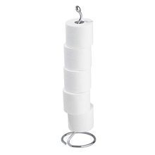 iDesign Orbinni Metal Toilet Tissue Roll Reserve for Bathroom