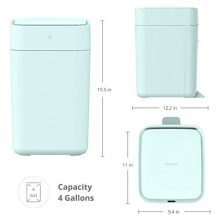 Self-Sealing Smart Trash Can - Effortless Waste Management at Your Fingertips