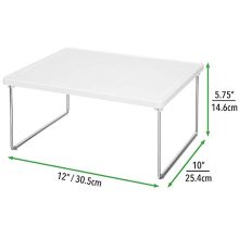 mDesign Modern Metal Closet, Cabinet