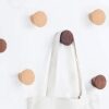 HomeDo Wood Wall Hooks Hat Rack