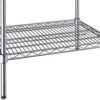14 inch x 24 inch Chrome 4 Shelf Kit with 64 inch Posts.