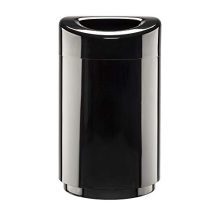 Open Top Trash Receptacle with Liner 30 Gallon Capacity