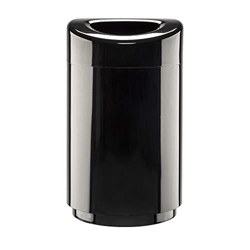 Open Top Trash Receptacle with Liner 30 Gallon Capacity