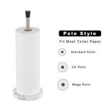 zccz Free Standing Toilet Paper Holder, Bathroom Toilet Tissue Roll