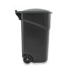 Trash Can Lid Garbage Container Wheeled 45 Gallon
