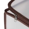 Christmas LED Lights Organizer for Tangle-Free Storage - Translucent Bin with Handles and Zippered Closure