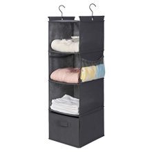 MAX Houser 4-Shelf Hanging Closet Organizer,Space Saver