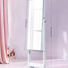 Nicetree Jewelry Cabinet with Full-Length Mirror