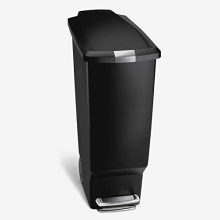 Kitchen Step Trash Can With Secure Slide Lock, 40 Liter