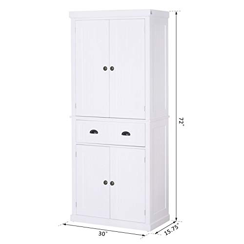 Traditional Colonial Kitchen Pantry Cabinet