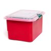 HOMZ Light Organizer Holiday Plastic Storage Container