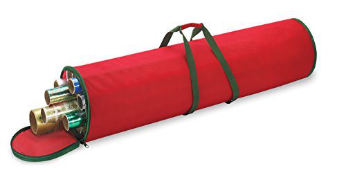 Christmas Gift Wrap Organizer Rolls of Gift Wrap